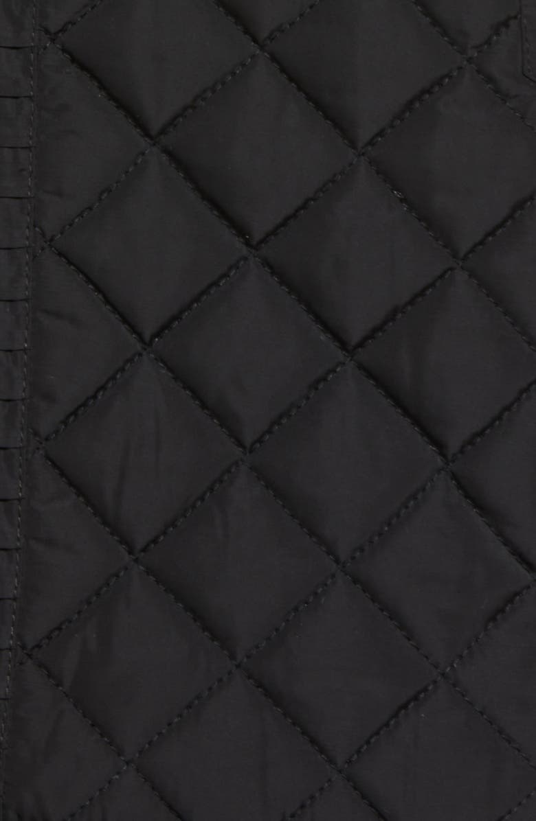 Gallery Quilted Jacket, Alternate, color, Black