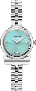FERRAGAMO Gancini Bracelet Watch, 22.5mm