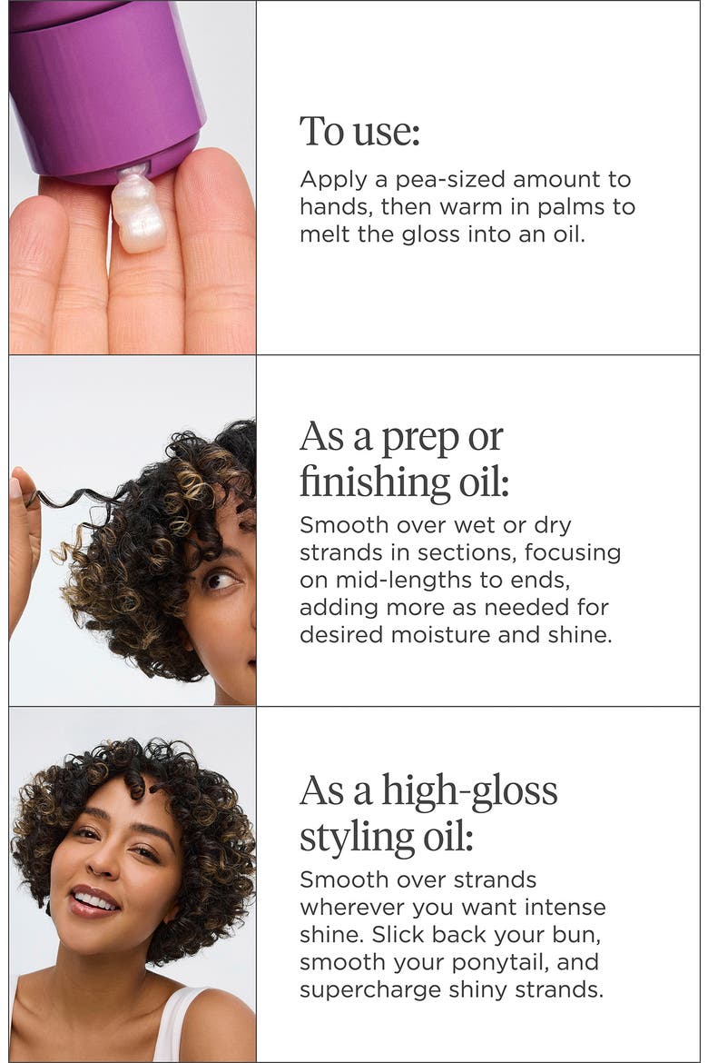 Style + Treat Supreme Shine Strengthening Oil, Alternate, color, NO COLOR