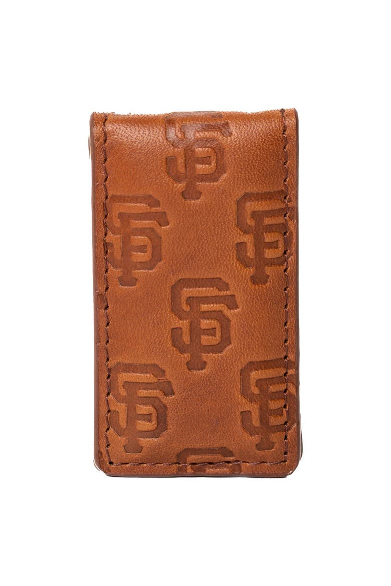 Brown San Francisco Giants Sammy Magnetic Money Clip, Main, color, Brown