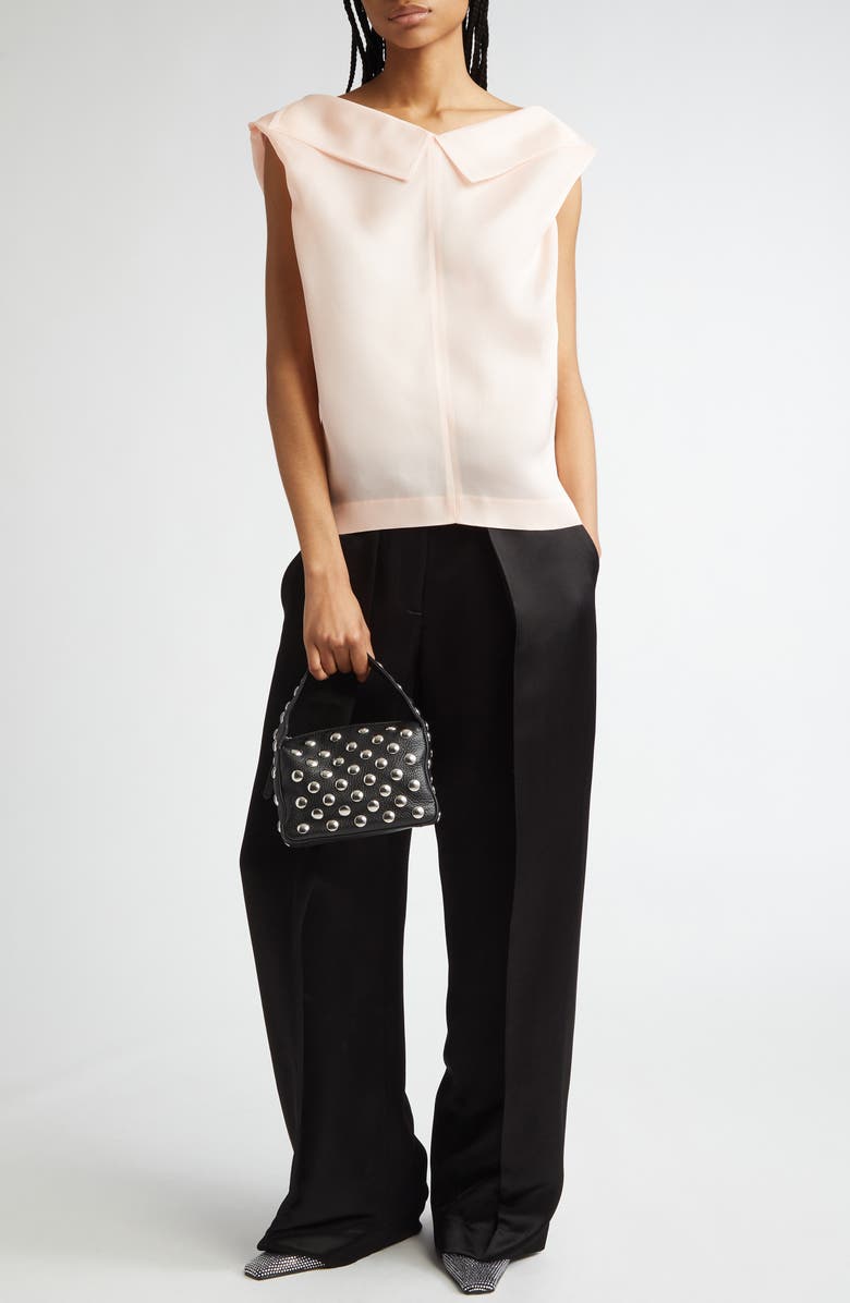 Khaite Selly Silk Gazar Top, Alternate, color,