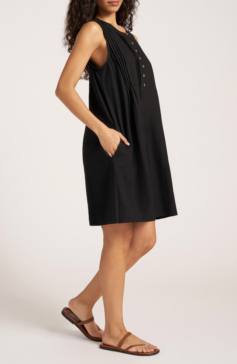 matty m. Helena Pleat Shift Dress, Alternate, color, 