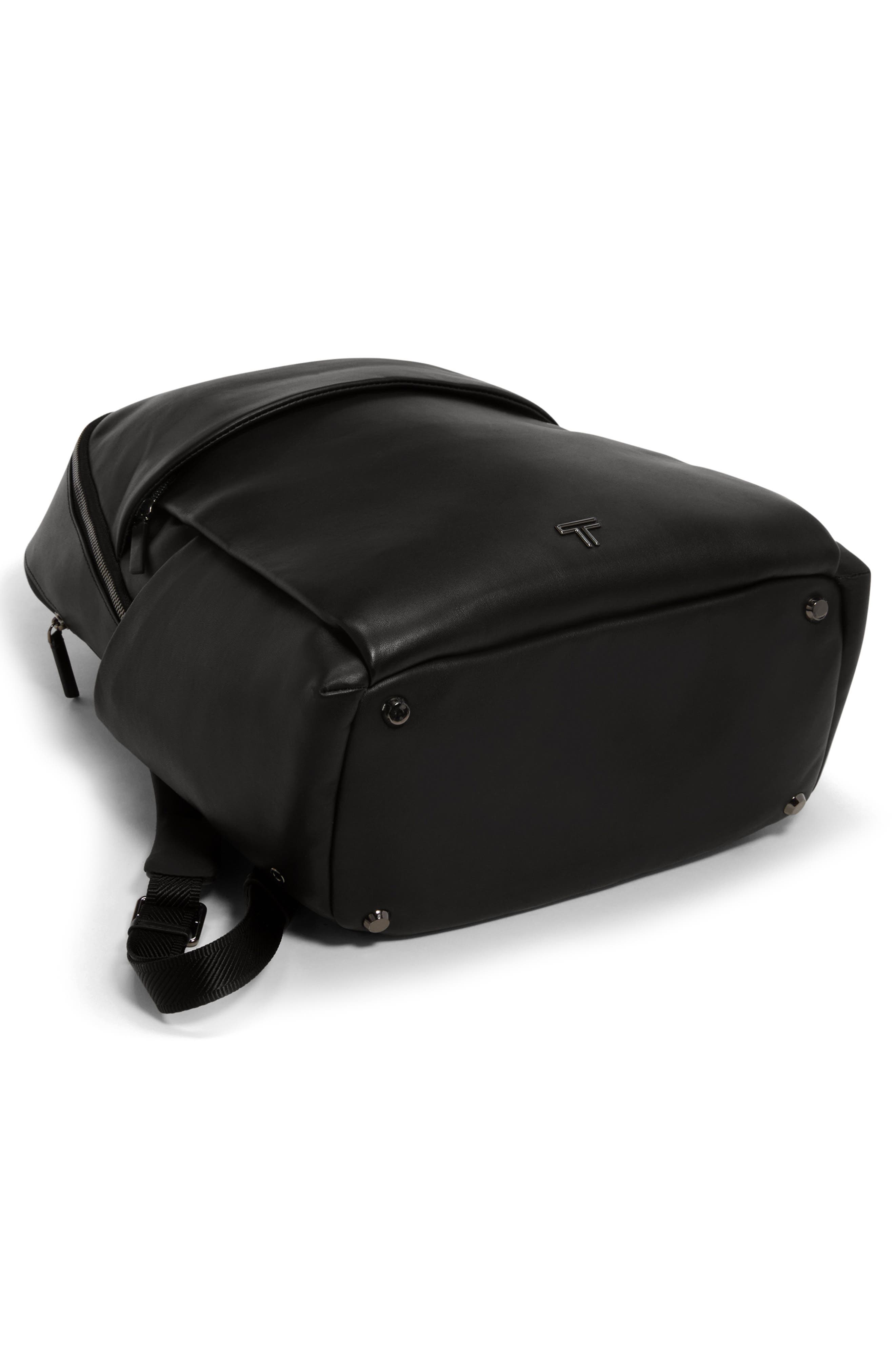 TUMI Raina Leather Backpack, Alternate, color, 