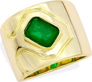 SAVVY CIE JEWELS Wide Cigar Band Ring