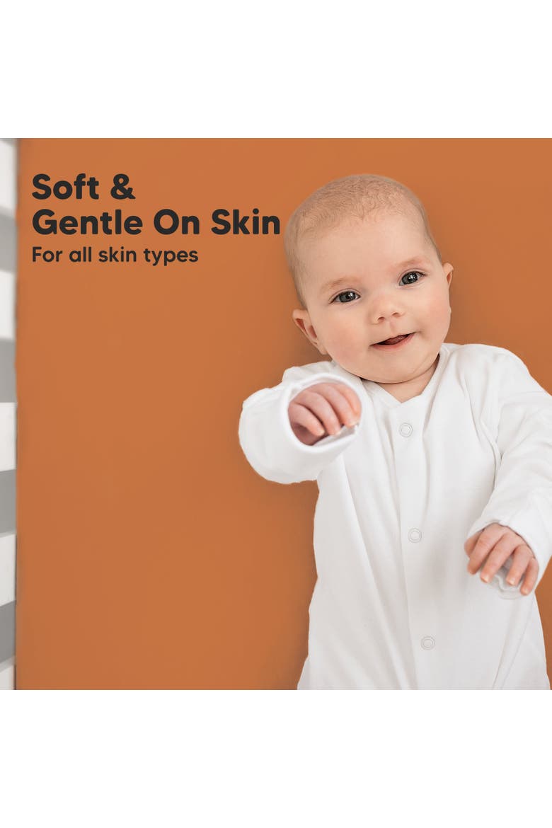 Isla Fitted Crib Sheets, Alternate, color, Rust