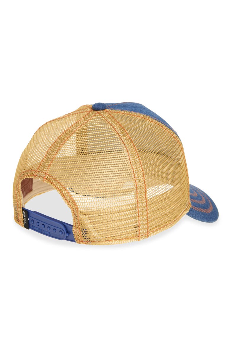 Born Free Trucker Hat, Alternate, color, NAVY