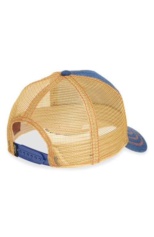 Goorin Bros . Born Free Trucker Hat In Navy