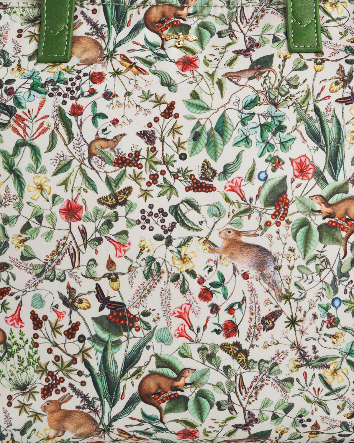 Fable England Garden Floral Grab Tote, Alternate, color, Light/Pastel Green