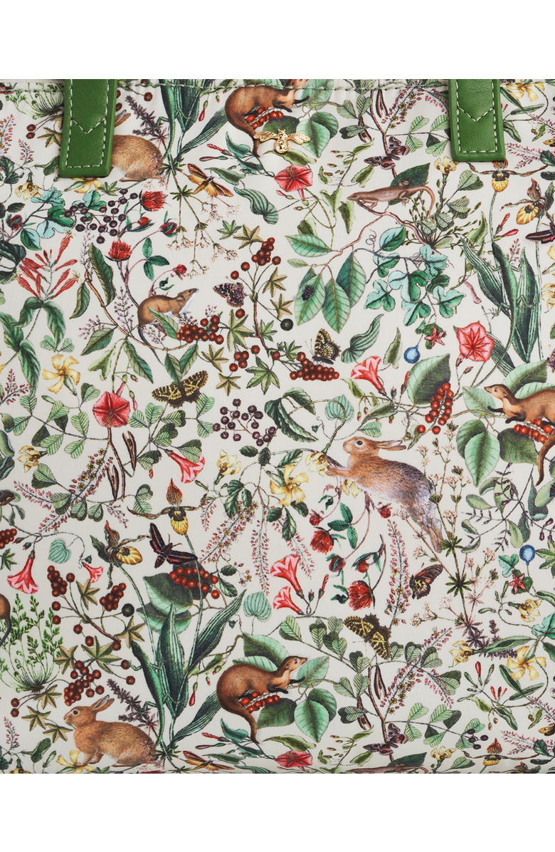 Fable England Garden Floral Grab Tote, Alternate, color, Light/Pastel Green