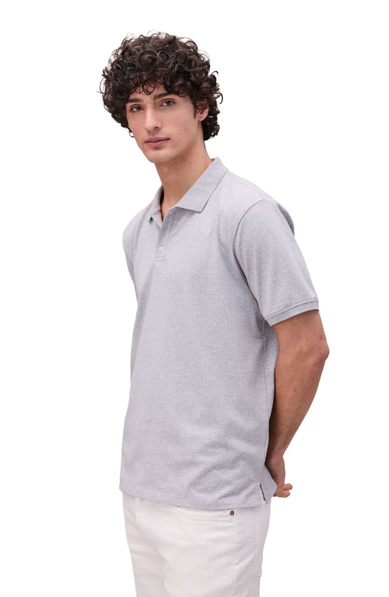 Richer Poorer The Recycled Cotton Polo, Alternate, color, Heather Grey