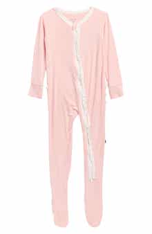 Ruffle Zip Footie