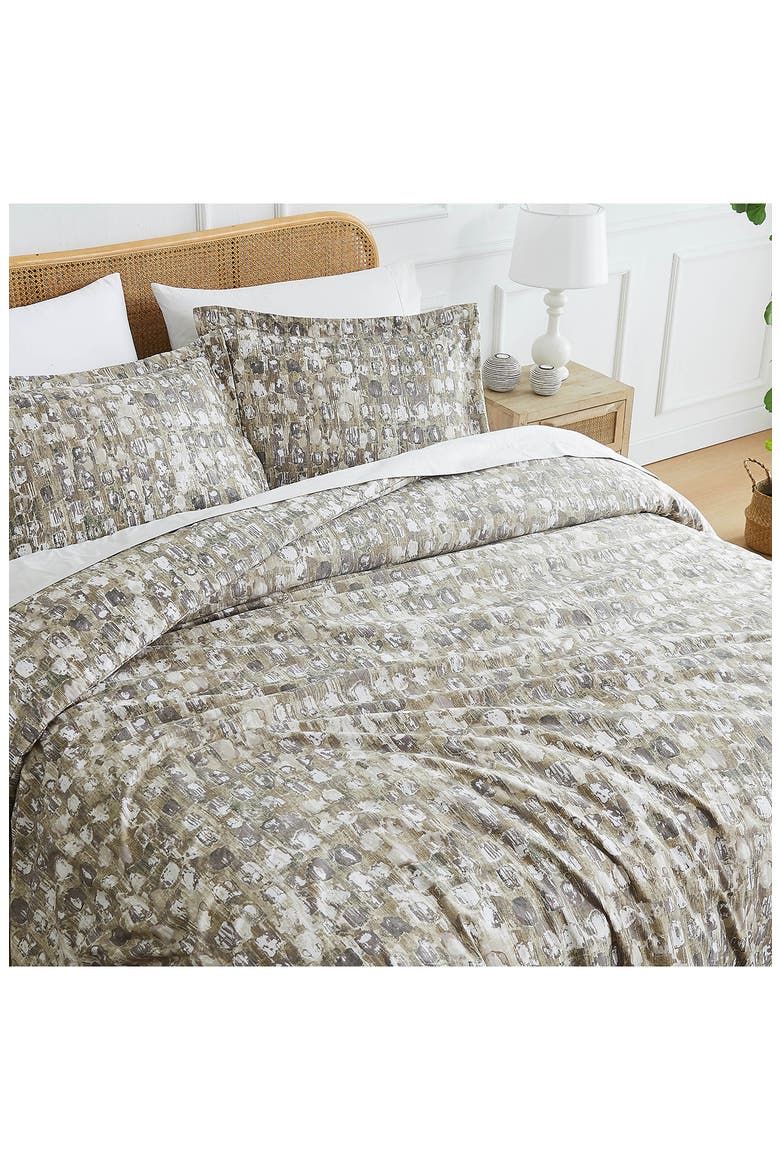 Rhythm Duvet Cover & Sham Set, Alternate, color, TAUPE
