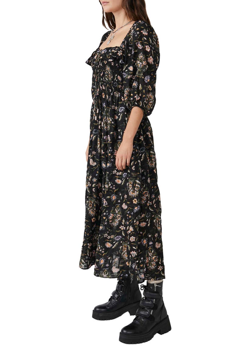 Oasis Print Maxi Dress, Alternate, color, BLACK COMBO