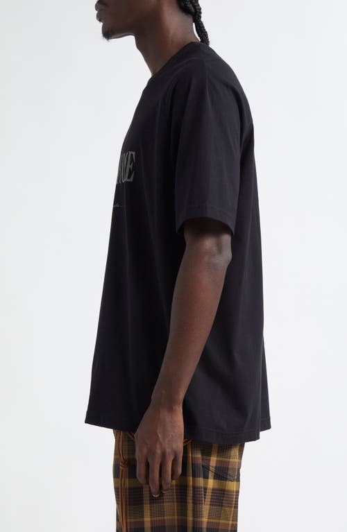 Song For The Mute Desert Rose Cotton Graphic T-shirt In Black