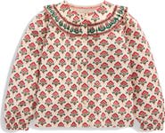 Mini Boden Frill Yoke Top