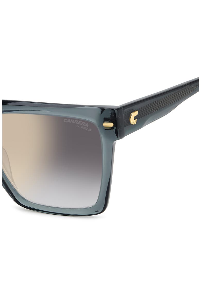 56mm Gradient Square Sunglasses, Alternate, color, GREY/ GREY