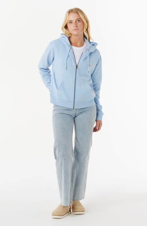 Rip Curl Summer Graphic Full Zip Hoodie In Blue