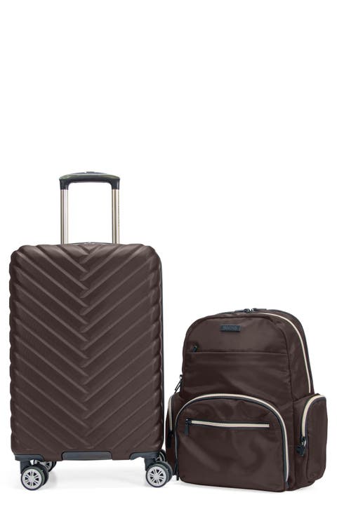 Madison Square 2-Piece Hardside Carry-On Luggage & Backpack Set