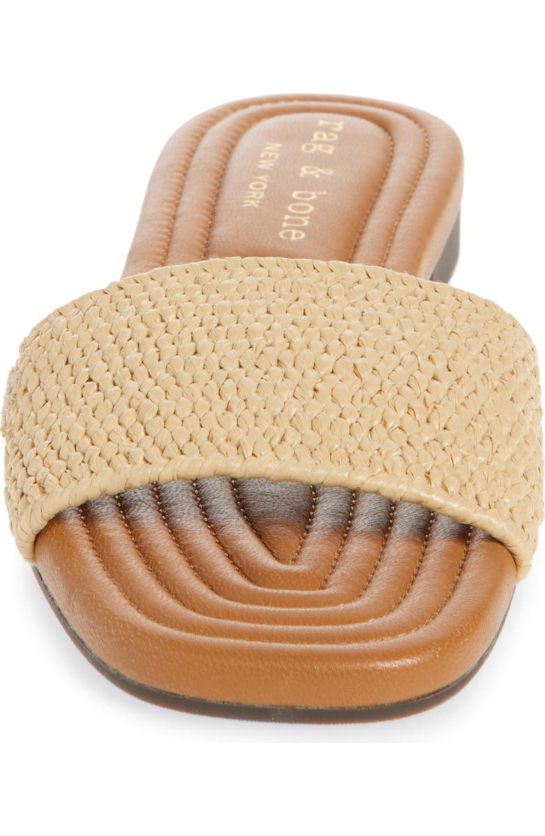 rag & bone Ellie Slide Sandal, Alternate, color, Natural