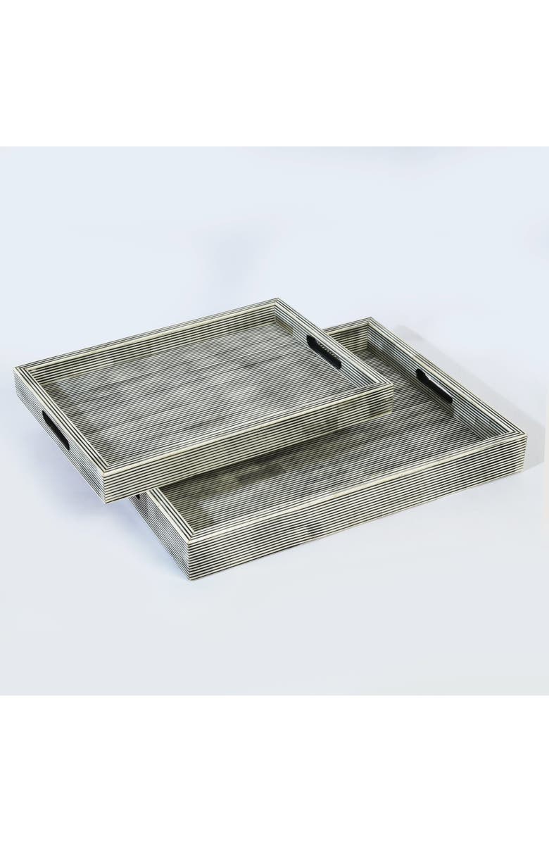 Mela Artisans Pinstripe Inlay Tray, Alternate, color, Pinstripe