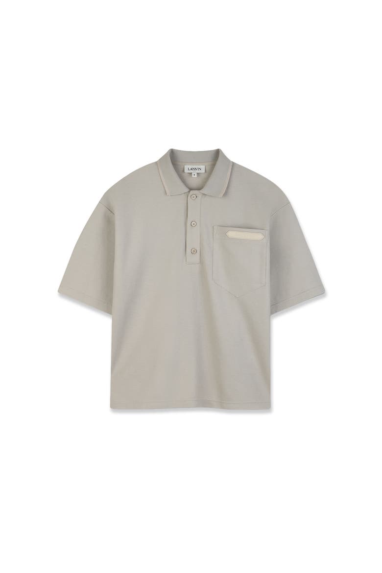 Kids Embroidered Polo Shirt, Main, color, Beige
