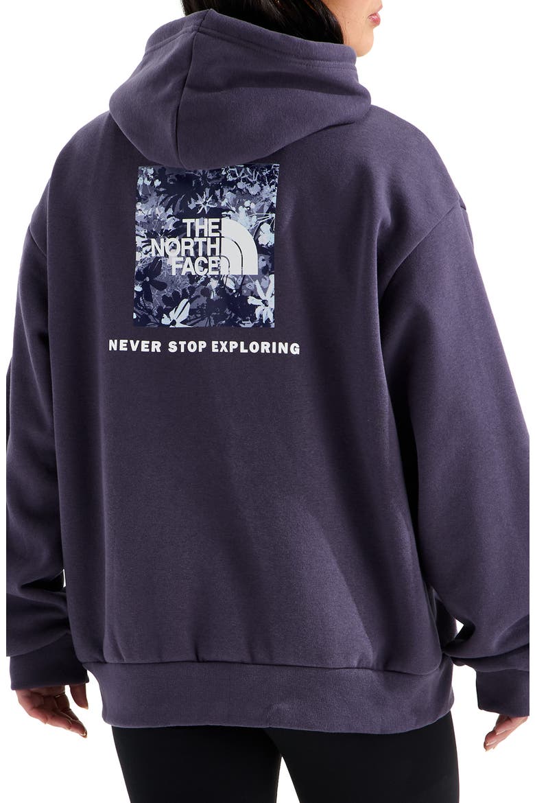 Evolution Moon Florals Oversize Hoodie, Alternate, color, ENDLESS DUSK