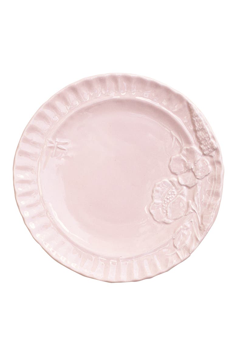Pietra Fiori Pink Stonware Salad Plate, Main, color, PINK