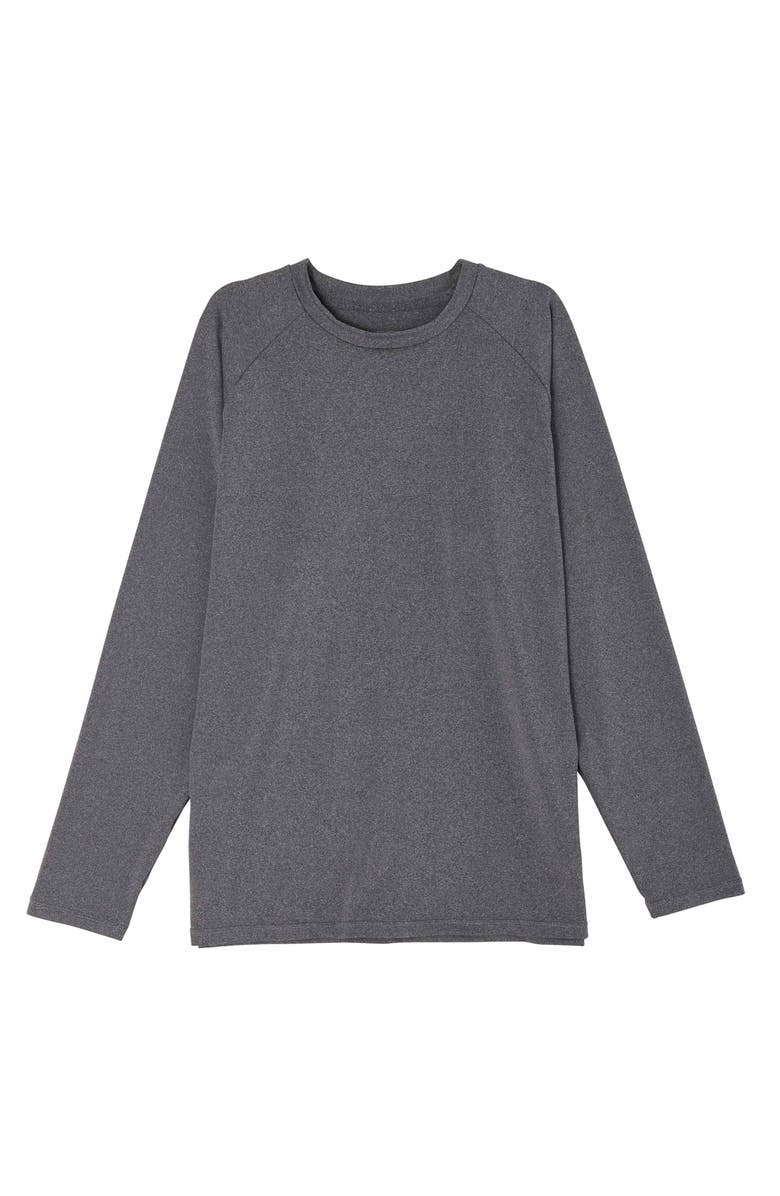 Snapper Rock Men's Long Sleeve Outbound Tee, Main, color, Granite