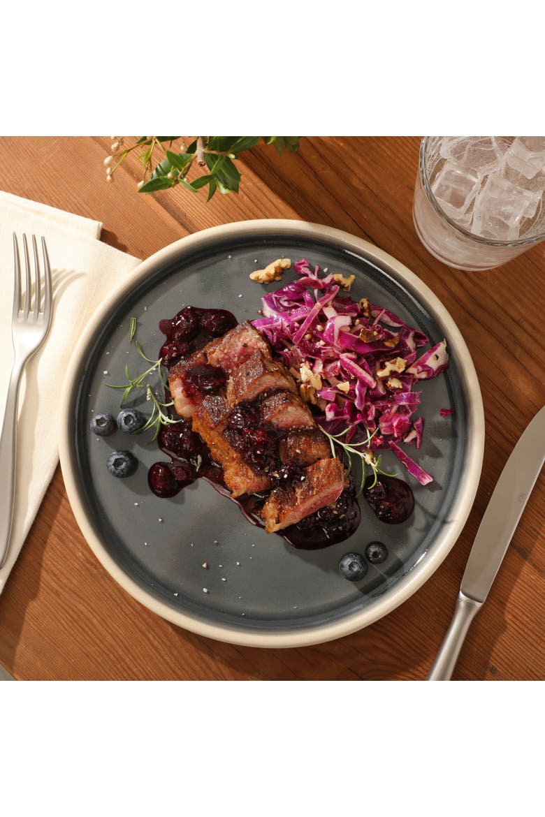 Port Gaia Dinner Plates - Reactive Glaze Dish Set, Alternate, color, Navy