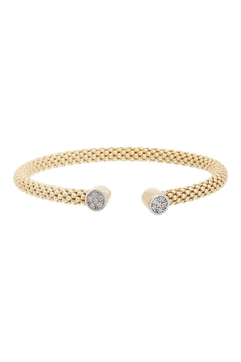 Mesh Cuff Bangle, Main, color, YELLOW