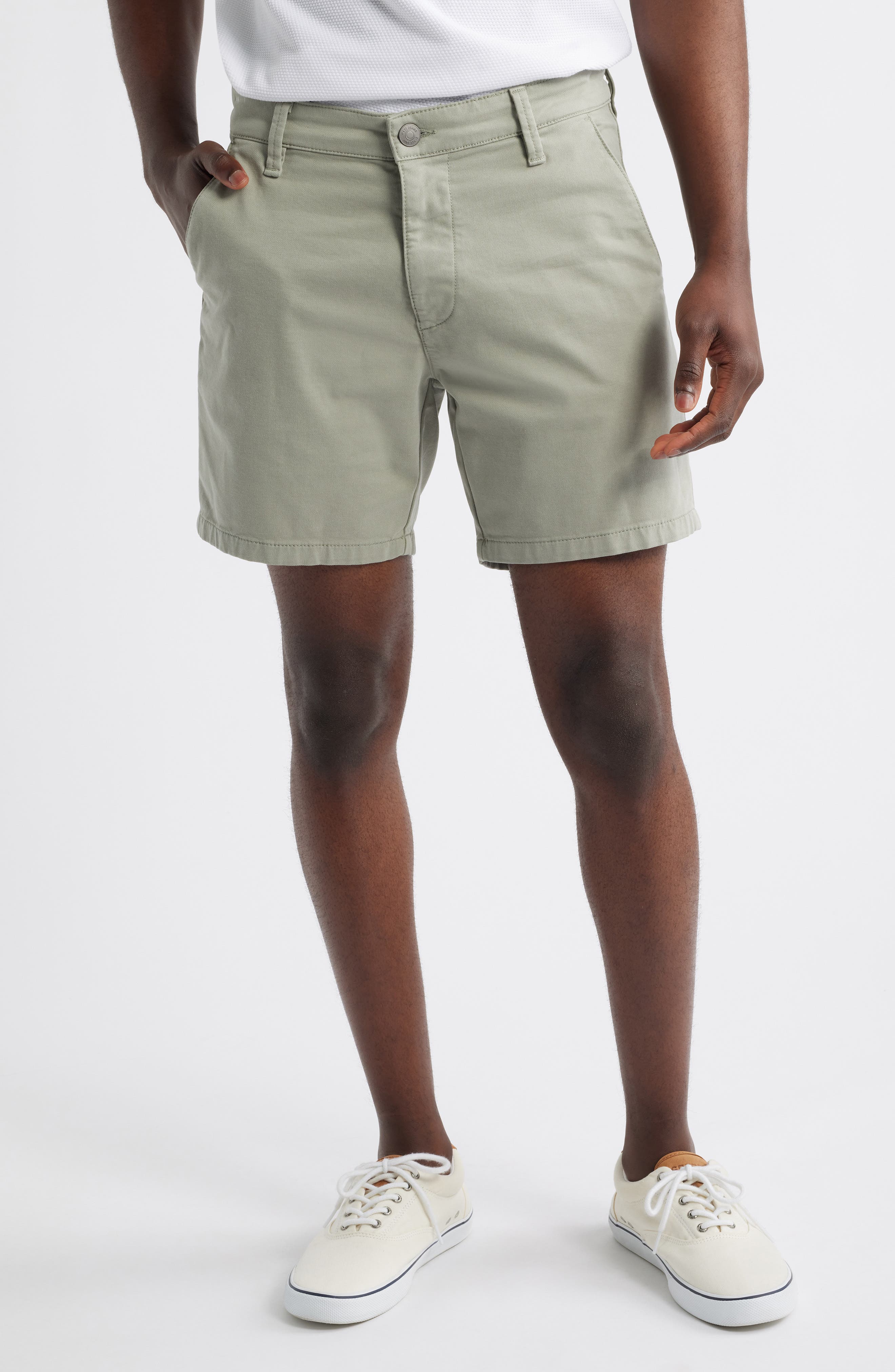 Mavi Jeans Nate Flat Front Stretch Twill Shorts