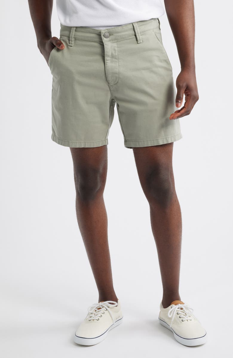 Mavi Jeans Nate Flat Front Stretch Twill Shorts, Main, color,
