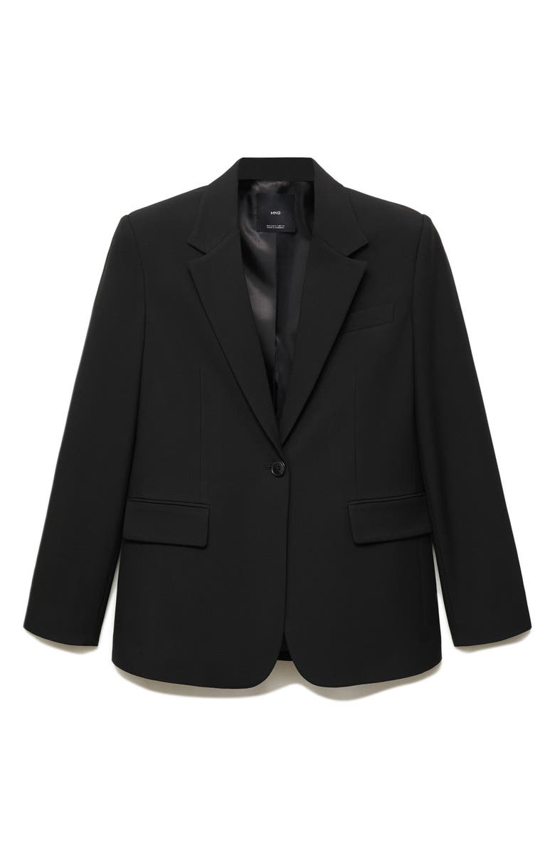 MANGO Straight Fit Blazer with Flap Pockets, Alternate, color, 