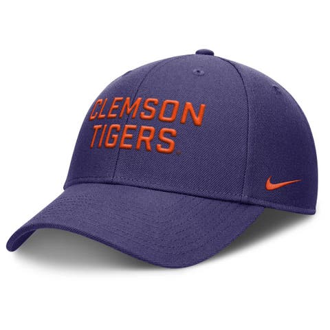 Men's Nike  Purple Clemson Tigers Rise Practice Adjustable Hat