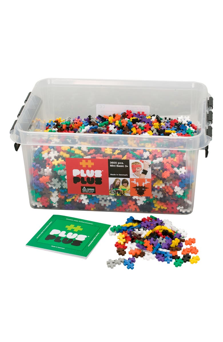 Plus-Plus USA 3600-Piece Construction Playset, Main, color, Blue