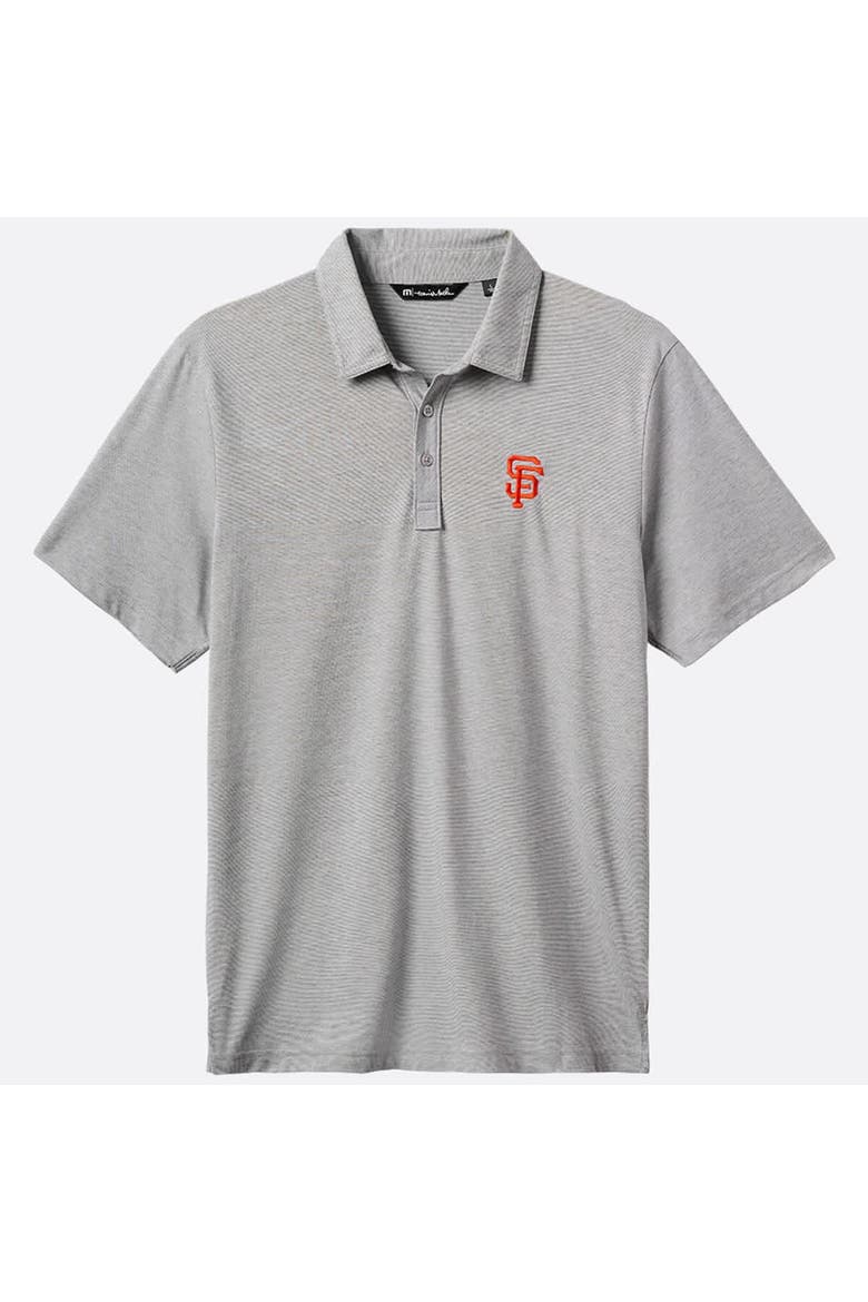 Men's TravisMathew Gray San Francisco Giants The Zinna Polo, Alternate, color, Gray
