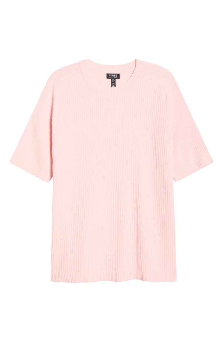 Jones New York Sutton Crewneck Short Sleeve Sweater, Alternate, color, 