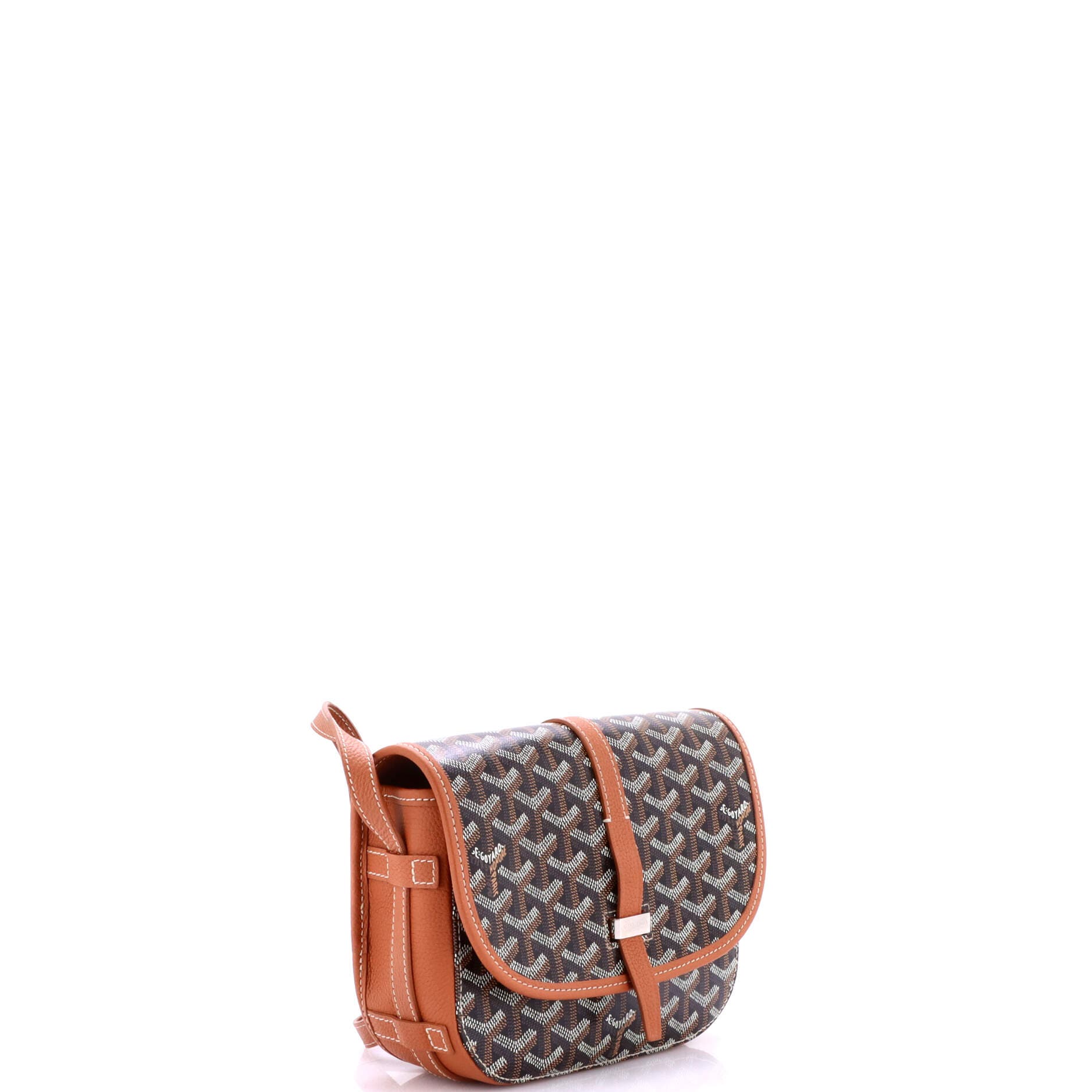 Belvedere III Messenger Bag Coated Canvas with Leather PM, Alternate, color, Brown