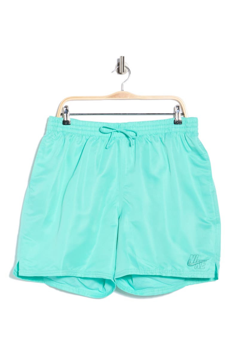 7-Inch Volley Swim Shorts, Alternate, color, BLEACHED TURQUOISE