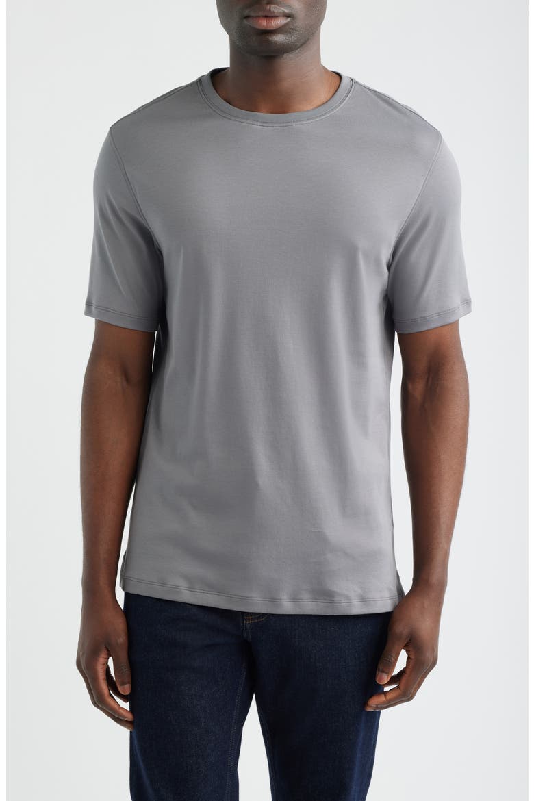 Georgia Pima Cotton T-Shirt, Main, color, SLATE
