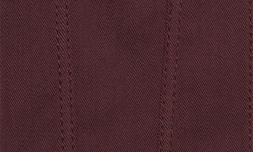 Akris Punto Stretch Denim Trucker Jacket In Burgundy