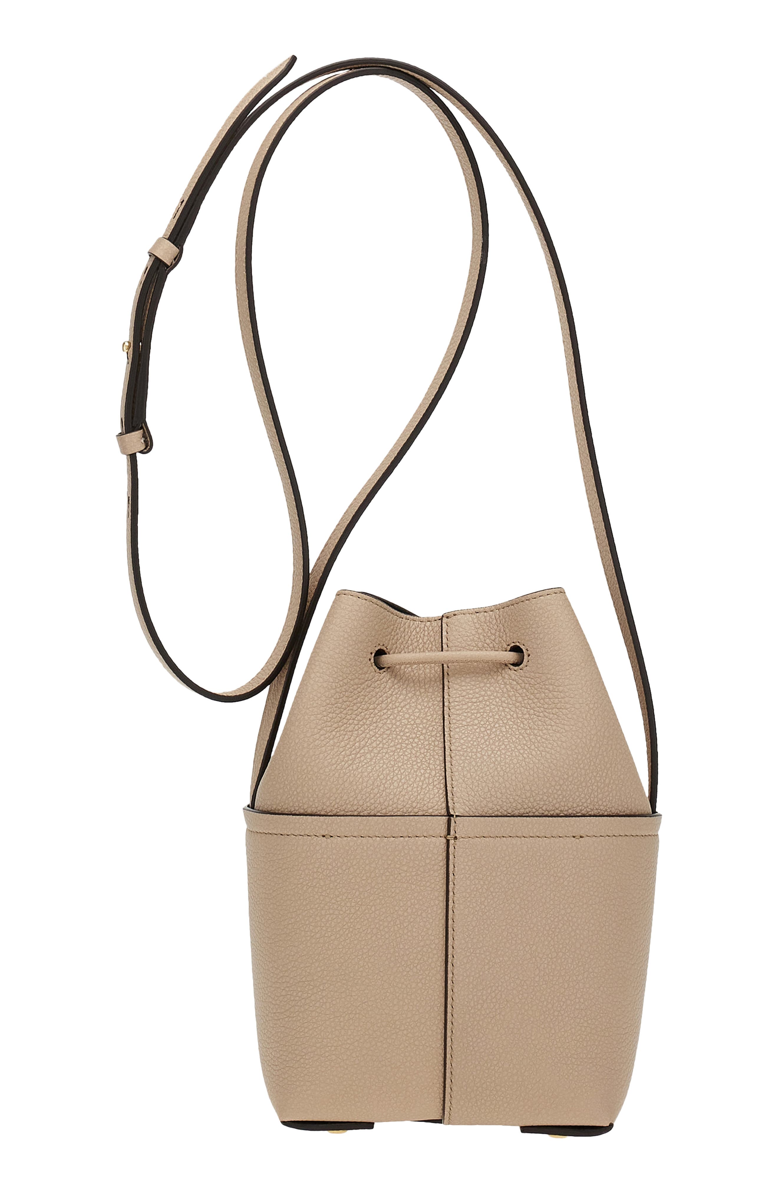 FERRAGAMO Gancio Leather Crossbody Bag, Alternate, color, 