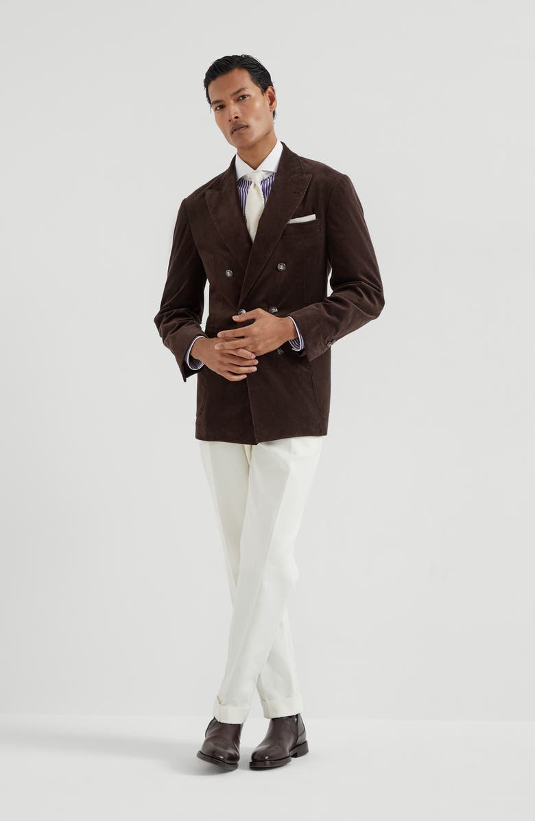 Brunello Cucinelli Shirt with white collar, Alternate, color, Purple