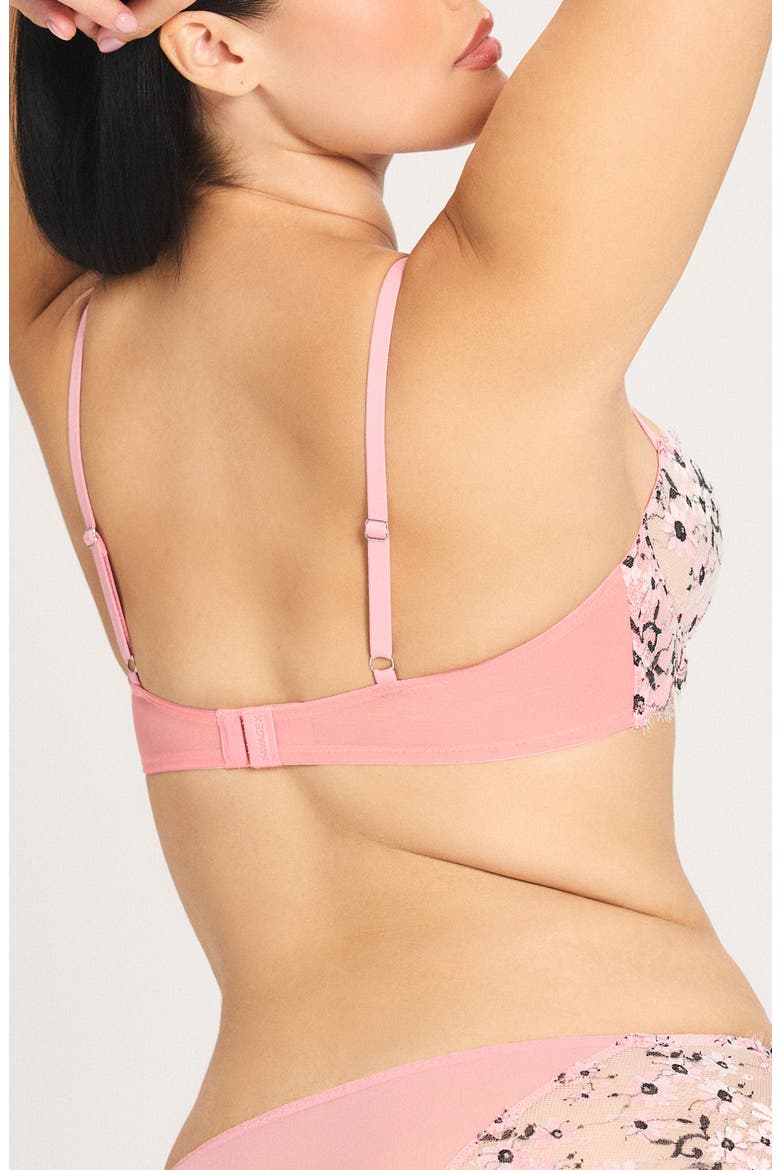 Daisy Darling Unlined Lace Balconette Bra, Alternate, color, GOOD PINK