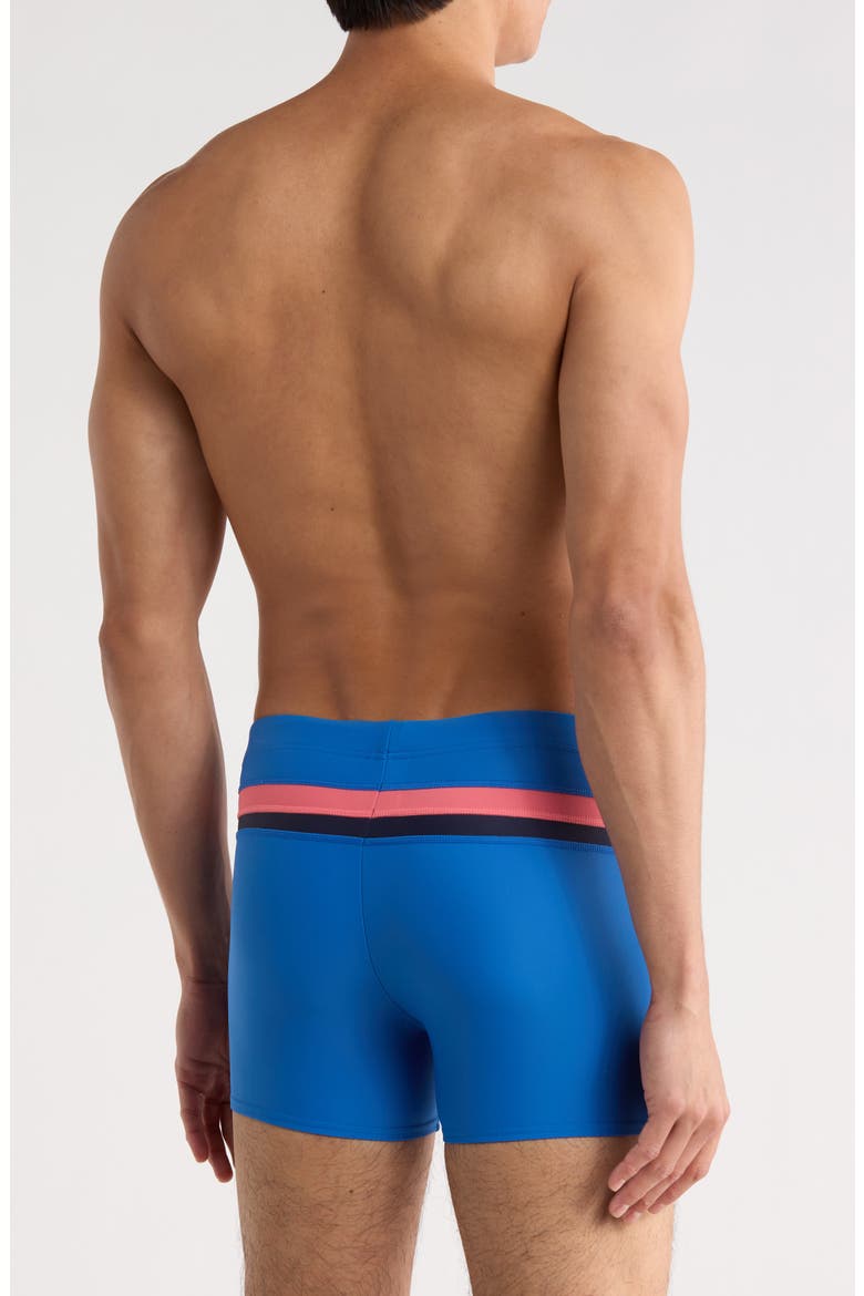 Splice Swim Shorts, Alternate, color, BLUE
