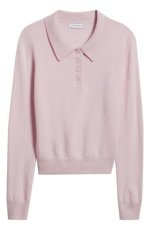 Tove Wool & Cashmere Polo Sweater