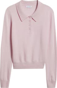 ARTLESS FOREVER Tove Wool & Cashmere Polo Sweater