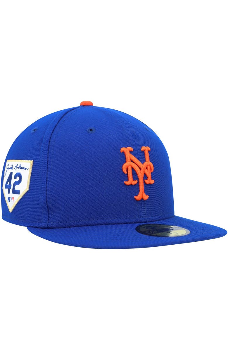 New Era Men's New Era Royal New York Mets 2024 Jackie Robinson Day 59FIFTY Fitted Hat, Alternate, color, Royal