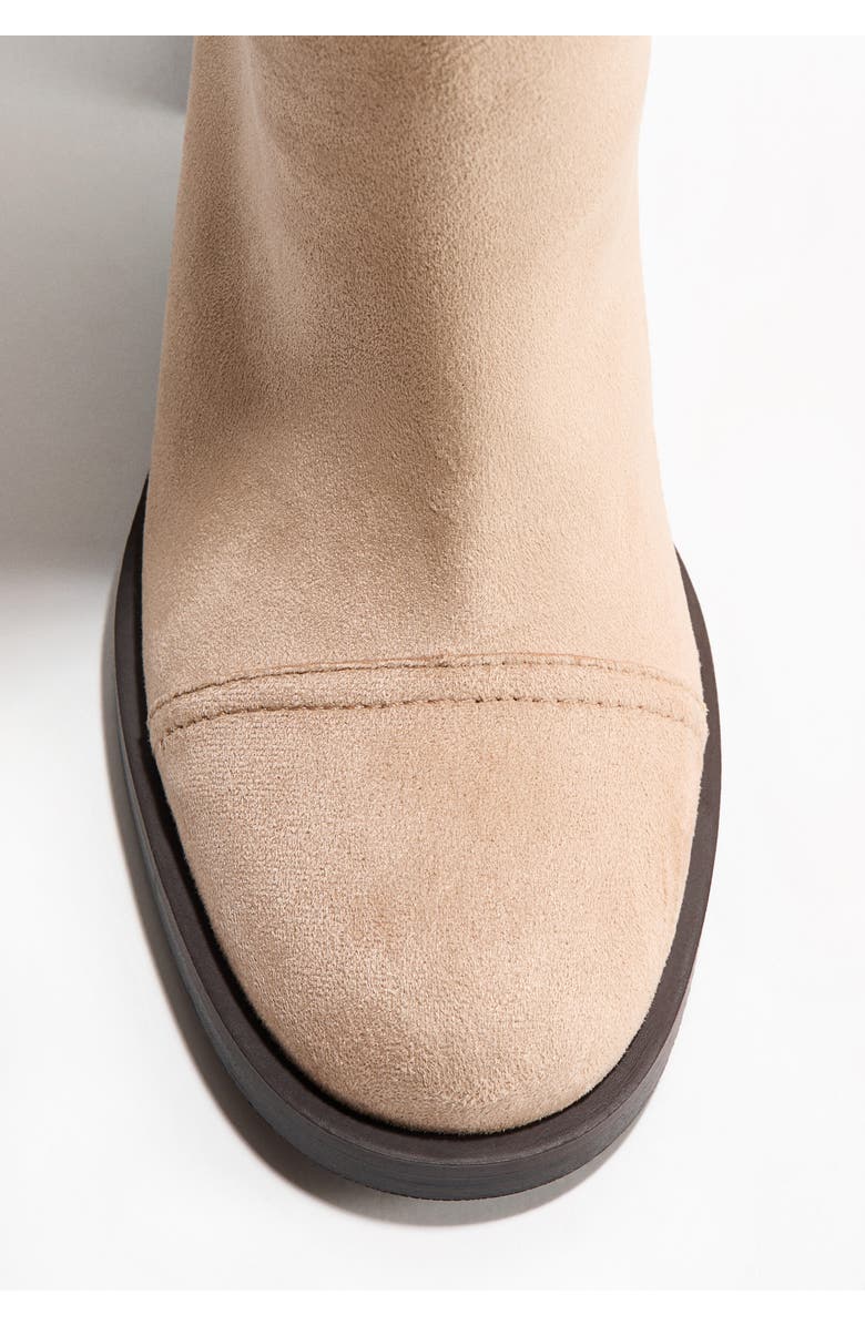 H&M Knee-high Boots, Alternate, color, Beige