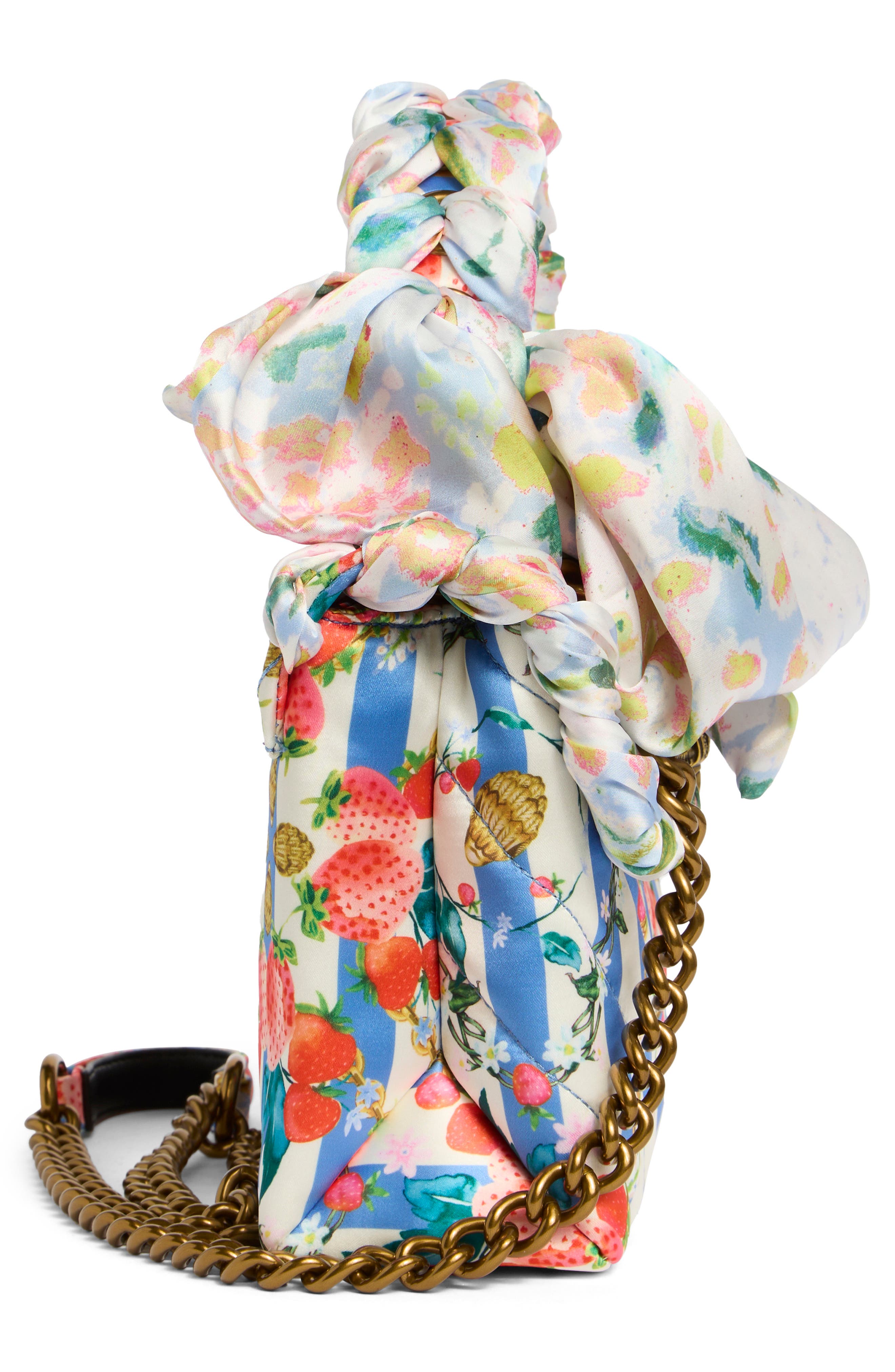 Kurt Geiger London Kensington Top Handle Bag, Alternate, color, White Multi